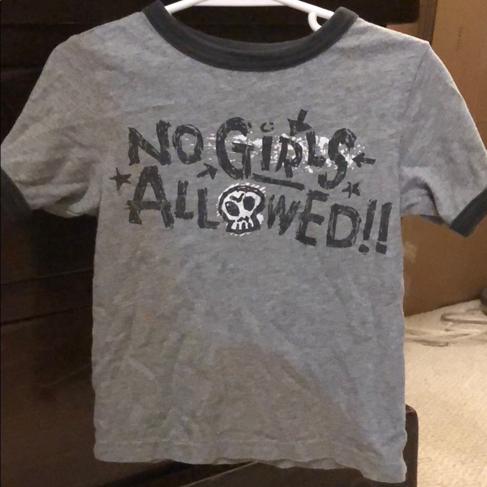 24 months no girls allowed tee